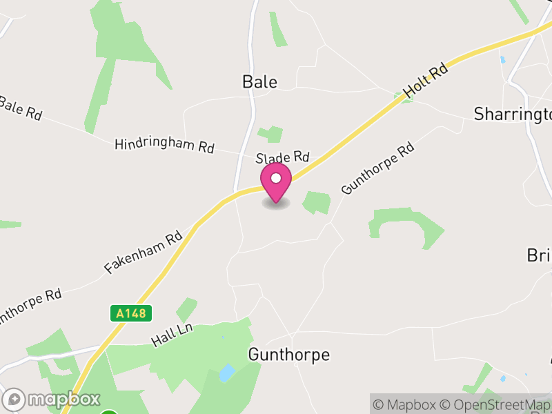 Map of Gunthorpe, North Norfolk