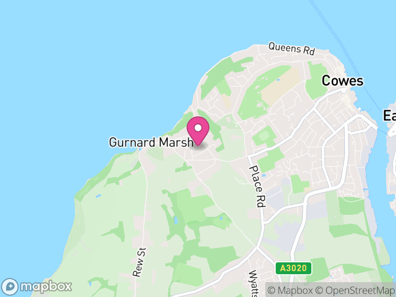 Map of Gurnard, Isle of Wight
