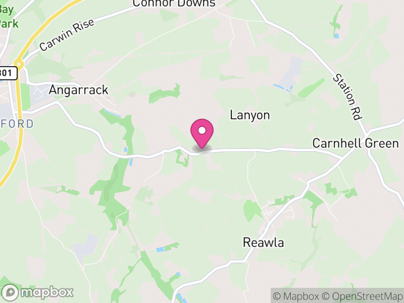 Map of Gwinear-Gwithian, Cornwall