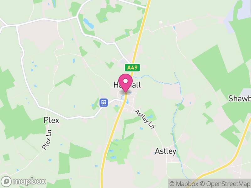 Map of Hadnall, England