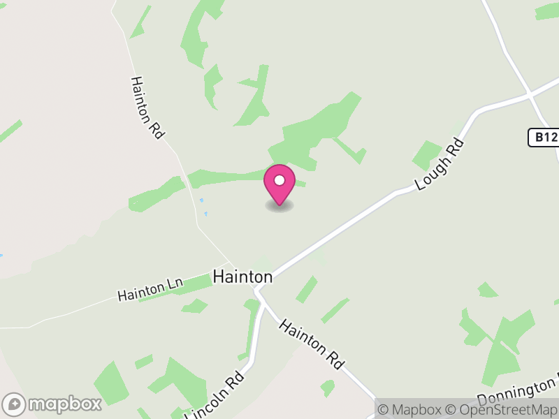 Map of Hainton, East Lindsey