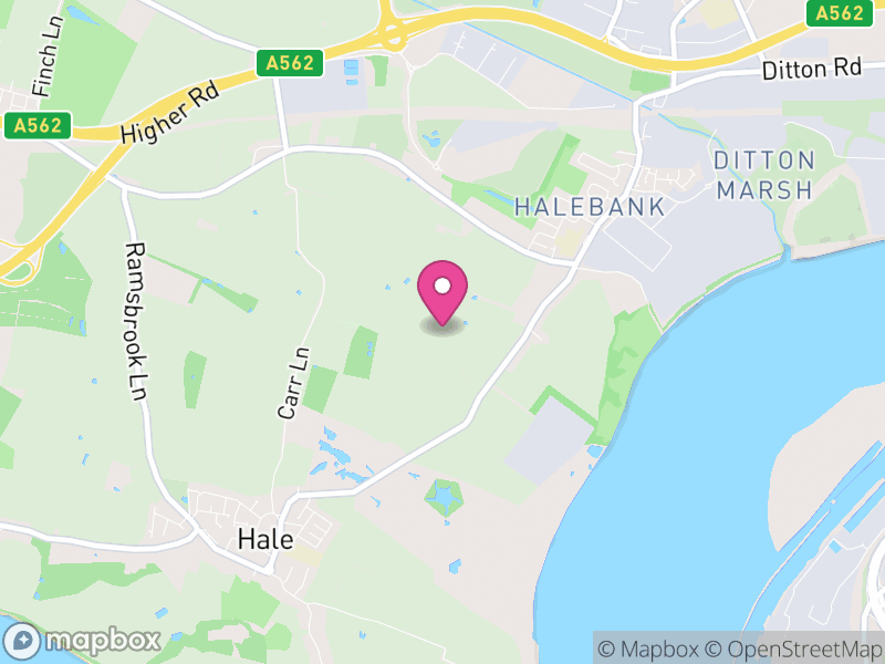 Map of Halebank, Halton