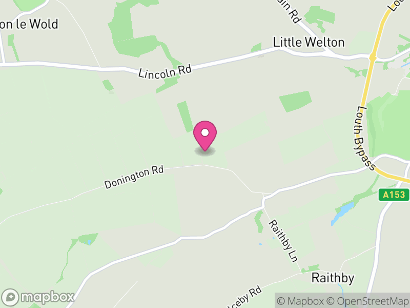 Map of Hallington, East Lindsey