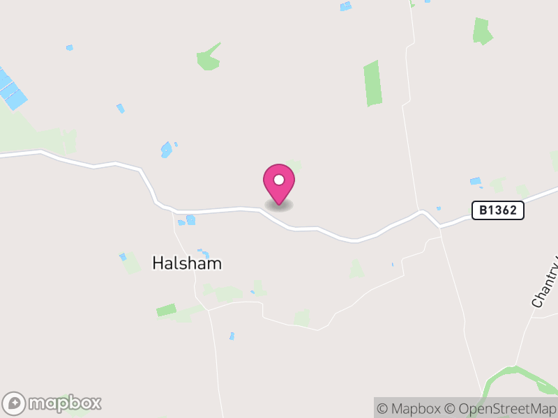Map of Halsham, East Riding of Yorkshire