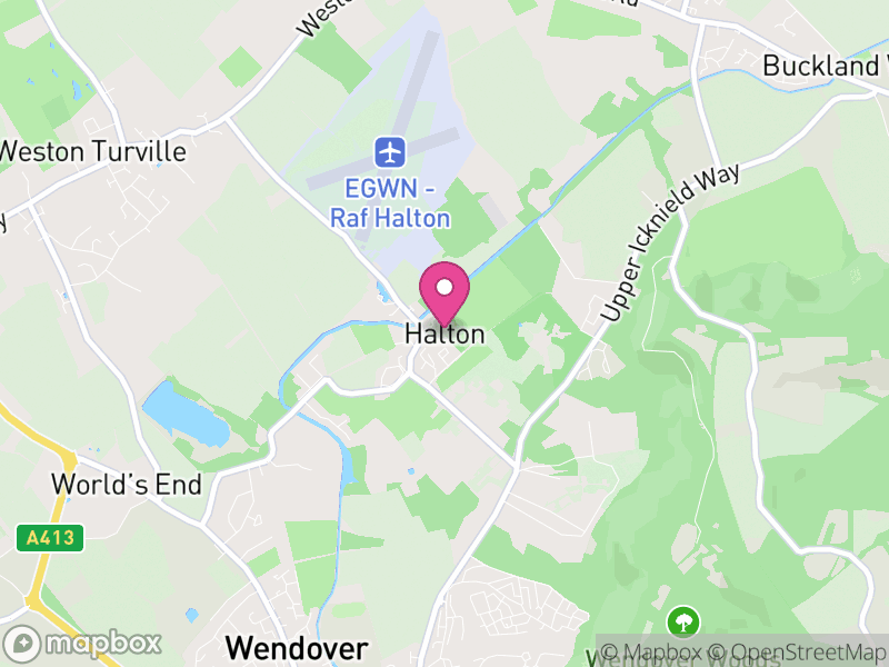 Map of Halton, Buckinghamshire