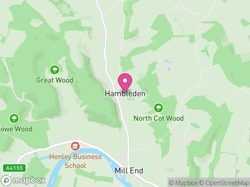 Map of Hambleden, Buckinghamshire