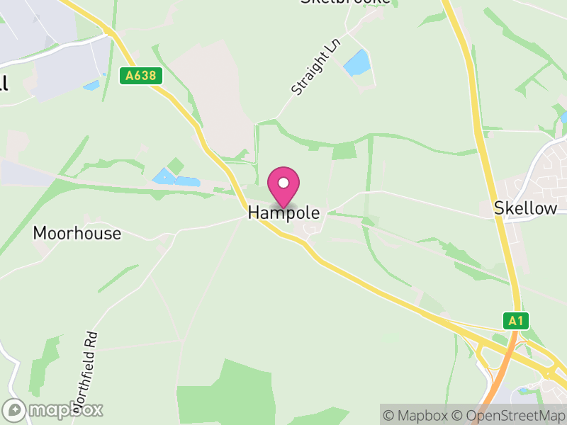 Map of Hampole, Doncaster