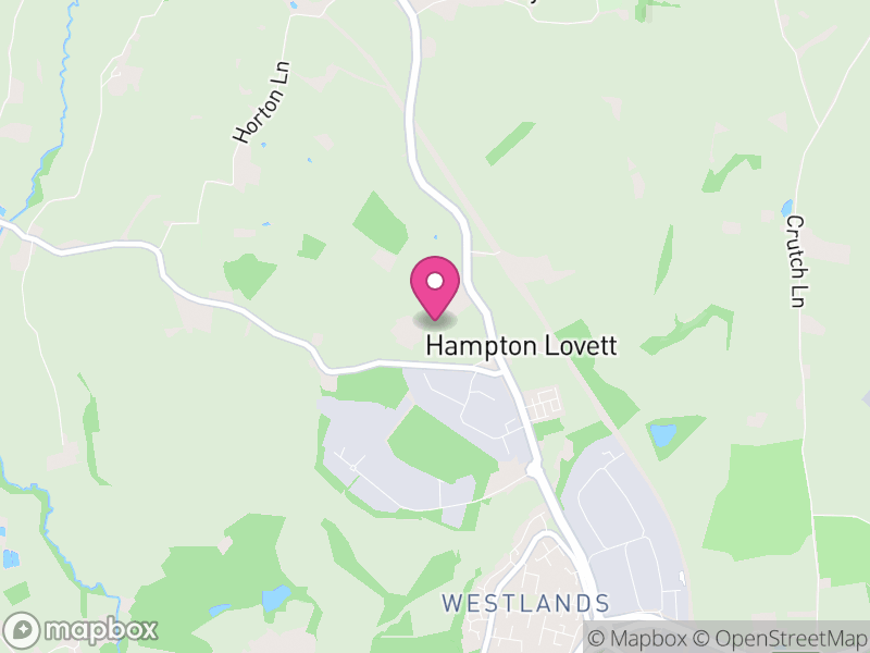 Map of Hampton Lovett, Wychavon