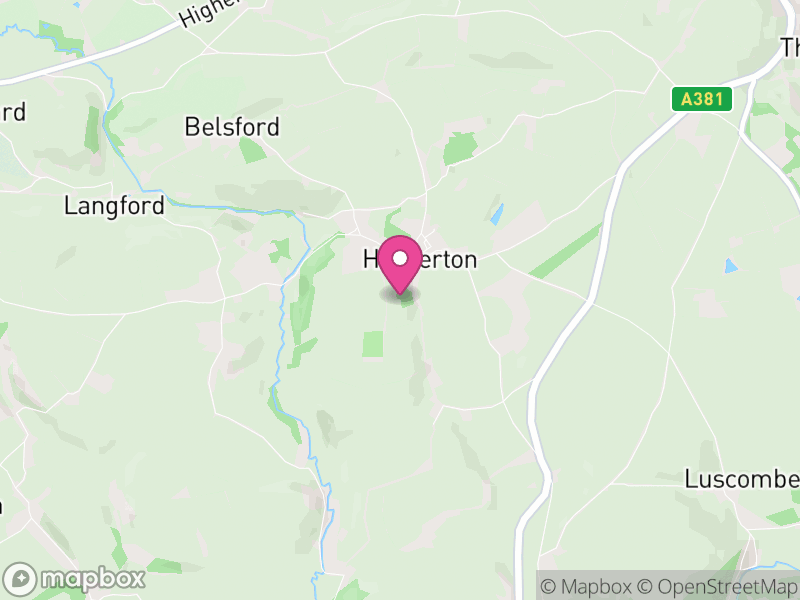 Map of Harberton, South Hams