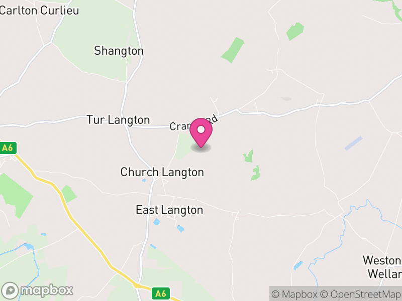 Map of Harborough, Leicestershire