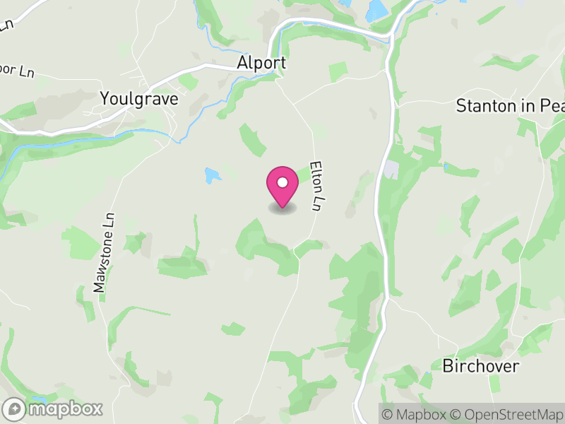 Map of Harthill, Derbyshire Dales