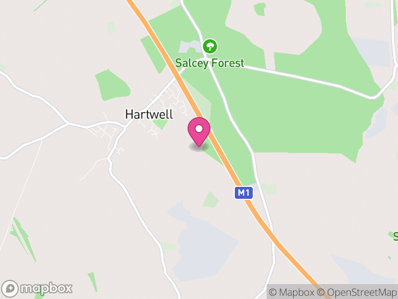 Map of Hartwell, West Northamptonshire