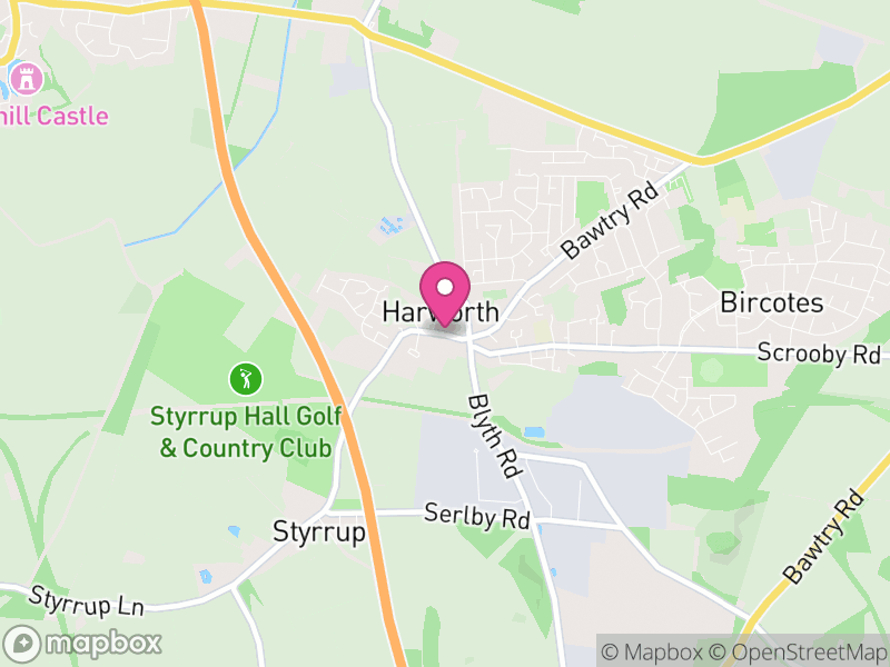 Map of Harworth Bircotes, Bassetlaw