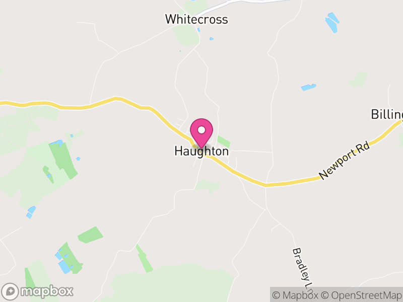 Map of Haughton, Stafford