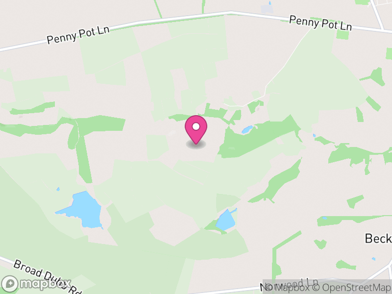 Map of Haverah Park, North Yorkshire