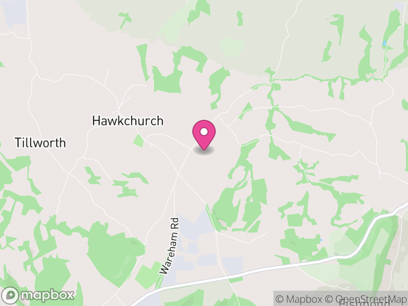 Map of Hawkchurch, East Devon
