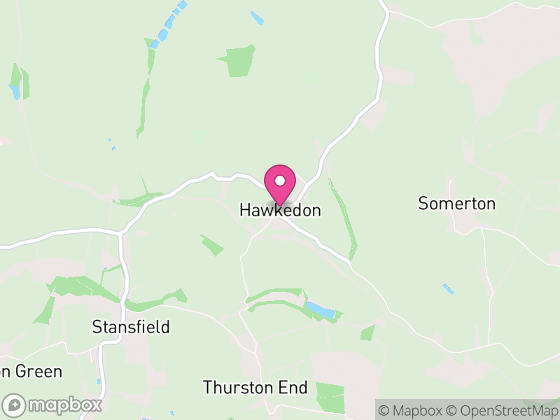 Map of Hawkedon, West Suffolk