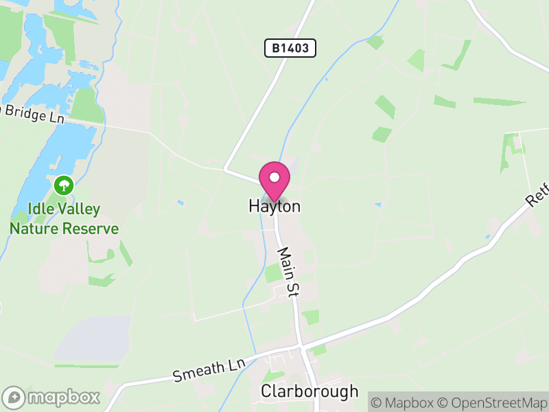 Map of Hayton, Bassetlaw