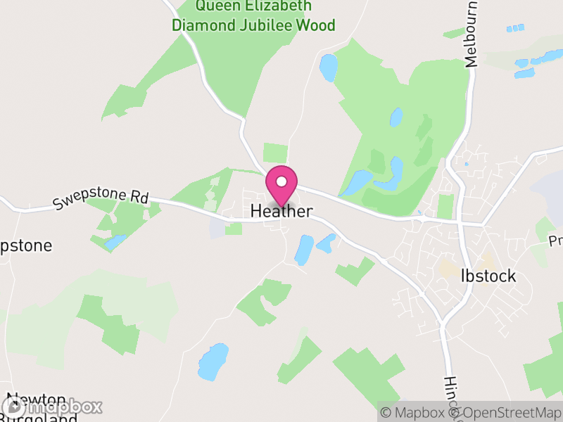 Map of Heather, North West Leicestershire