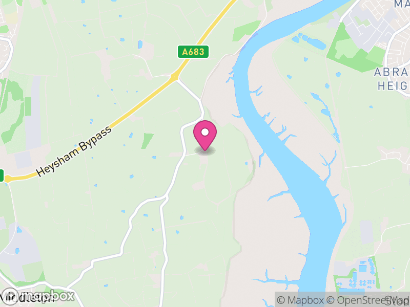 Map of Heaton-with-Oxcliffe, Lancaster