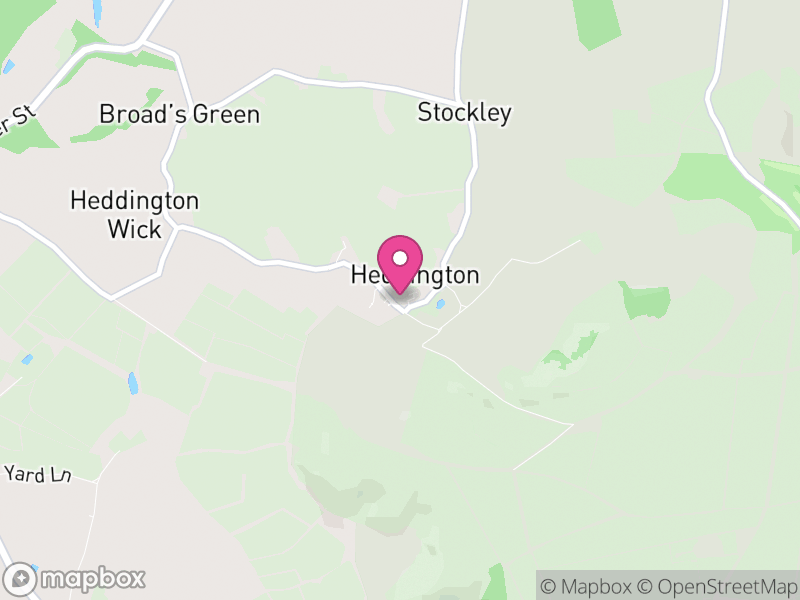 Map of Heddington, Wiltshire