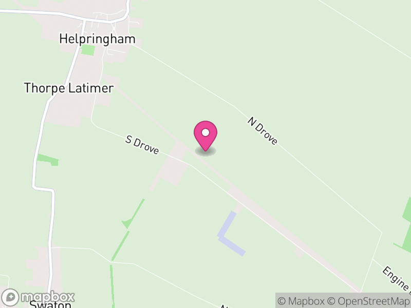 Map of Helpringham, North Kesteven