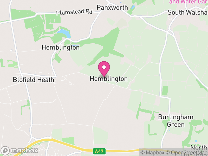Map of Hemblington, Broadland
