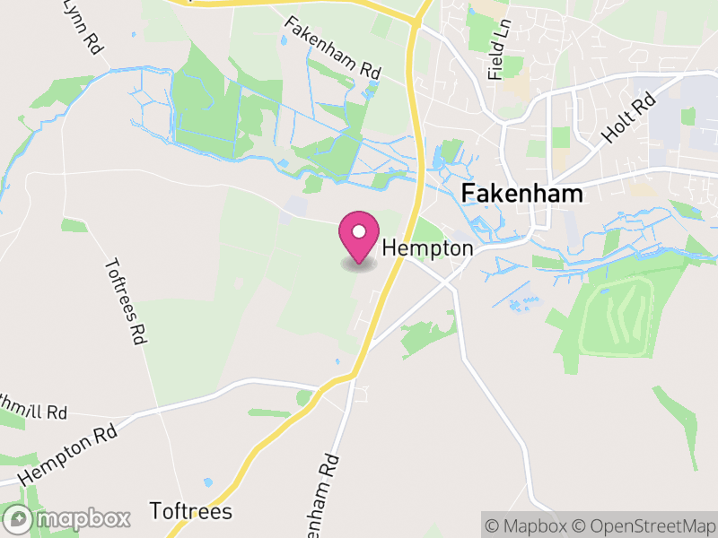 Map of Hempton, North Norfolk