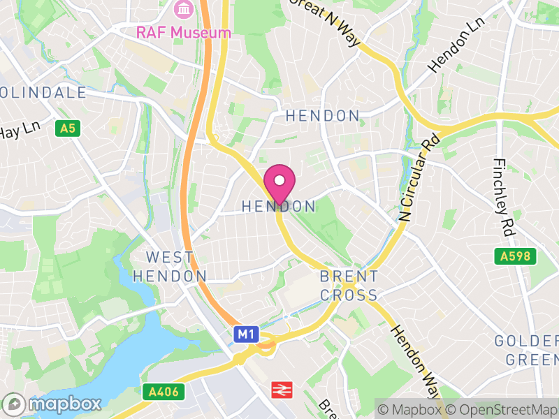 Map of Hendon