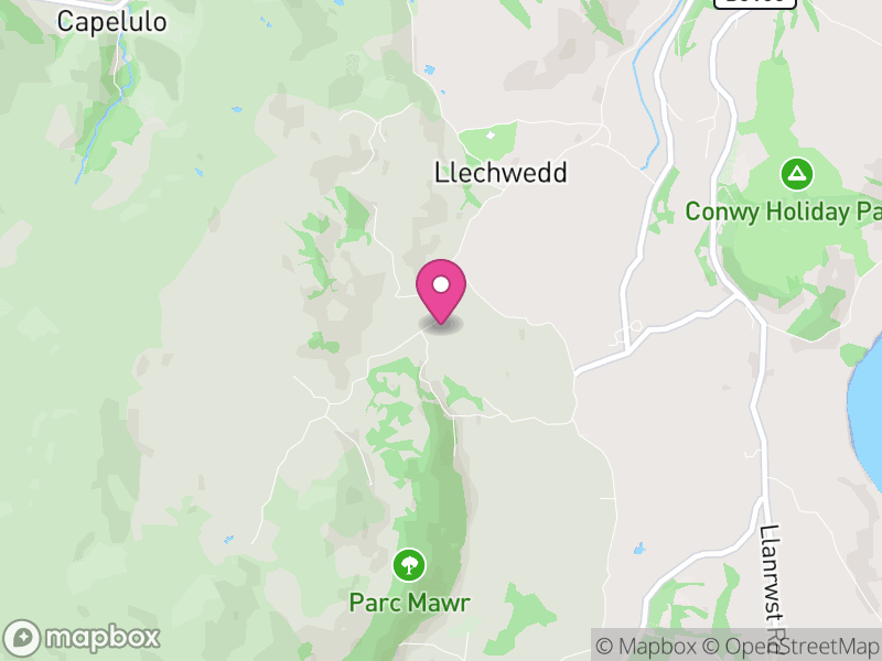 Map of Henryd, Conwy