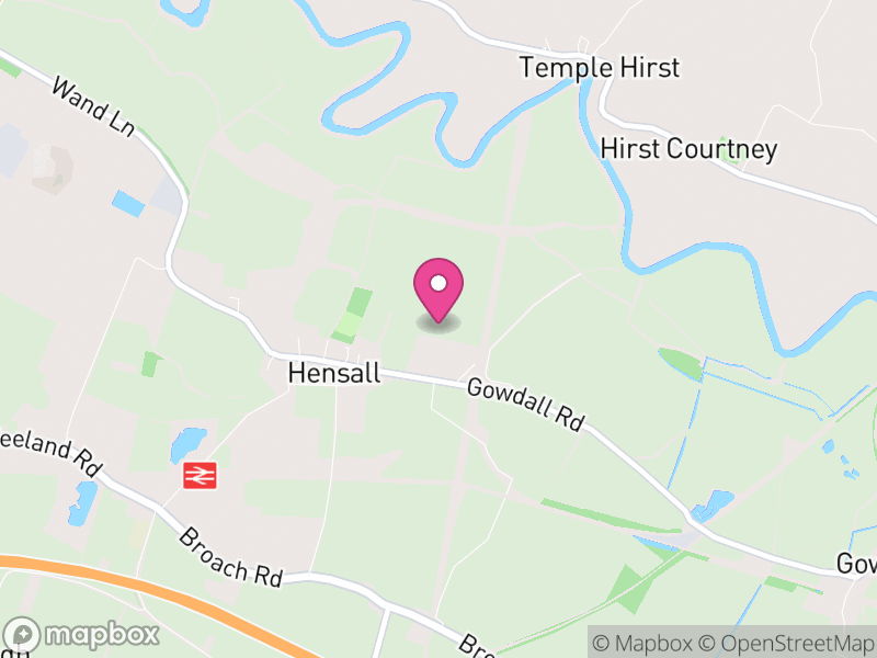 Map of Hensall, North Yorkshire