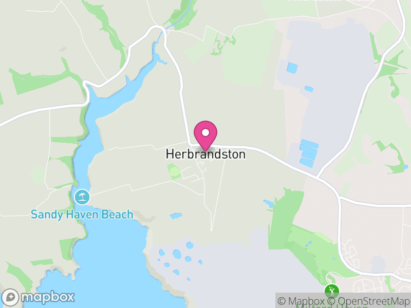 Map of Herbrandston, Pembrokeshire