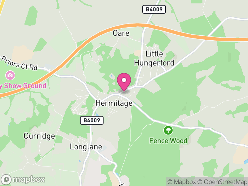 Map of Hermitage, West Berkshire