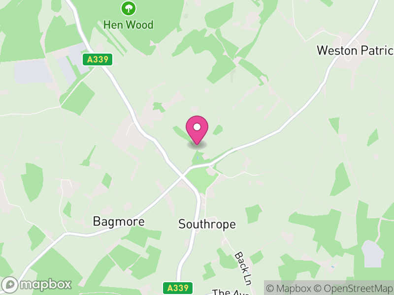 Map of Herriard, Basingstoke and Deane