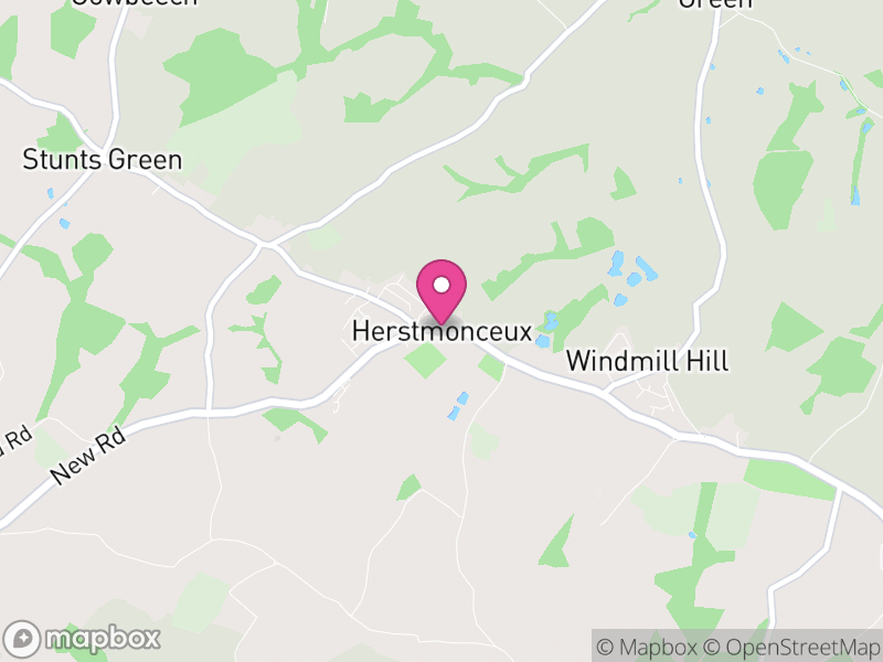 Map of Herstmonceux, Wealden