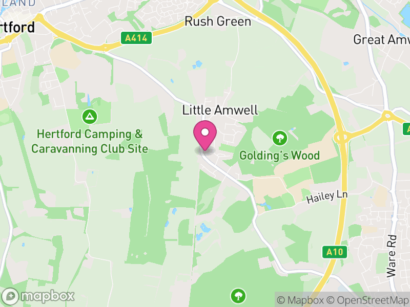 Map of Hertford Heath, East Hertfordshire