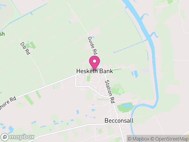 Map of Hesketh-with-Becconsall, West Lancashire