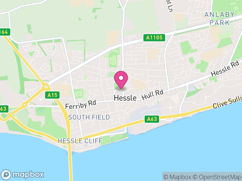 Map of Hessle, East Riding of Yorkshire
