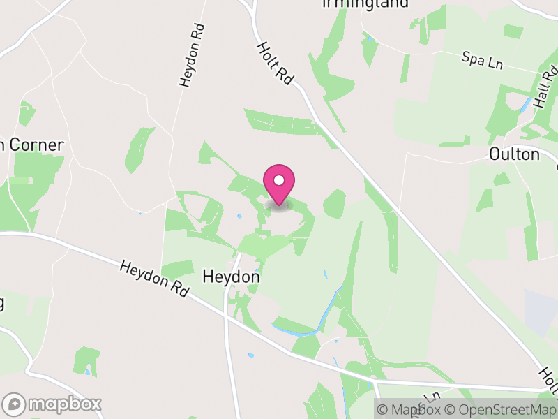 Map of Heydon, Broadland