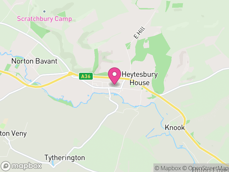 Map of Heytesbury, Wiltshire