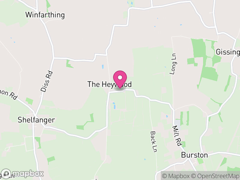 Map of Heywood, South Norfolk