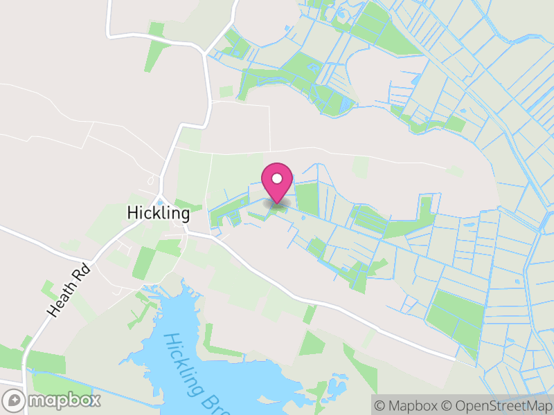 Map of Hickling, North Norfolk