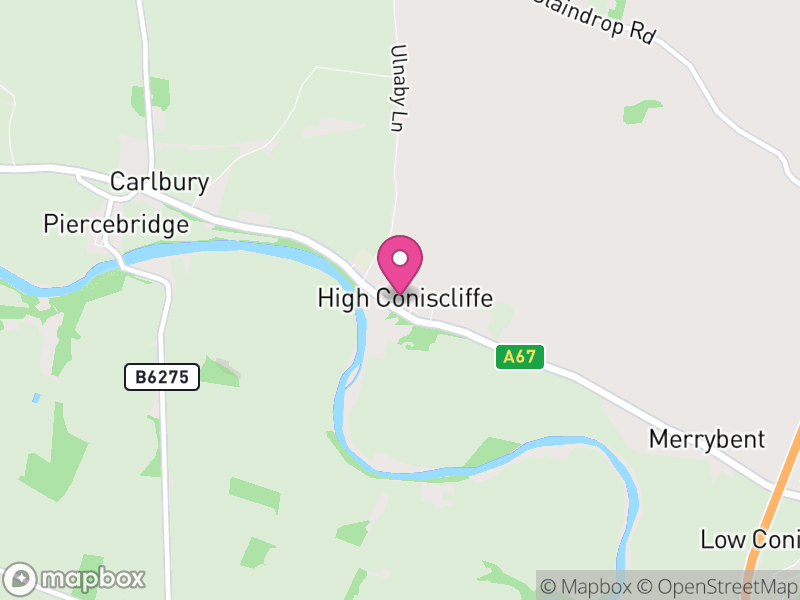 Map of High Coniscliffe, Darlington