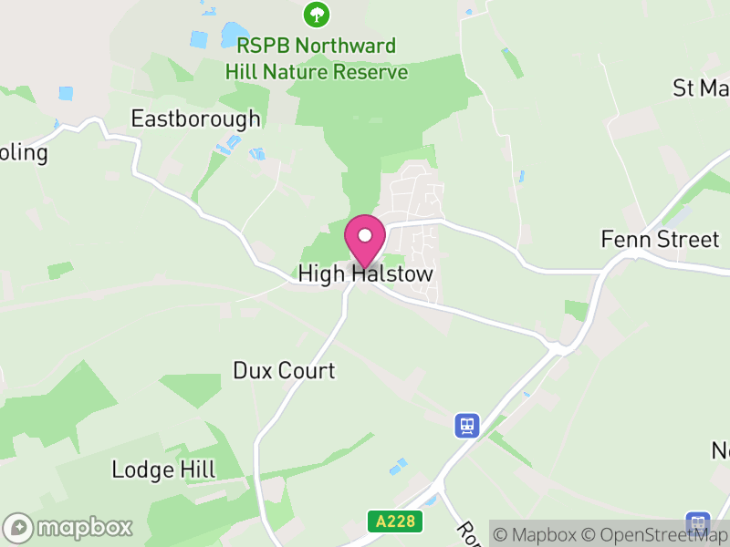 Map of High Halstow, Medway