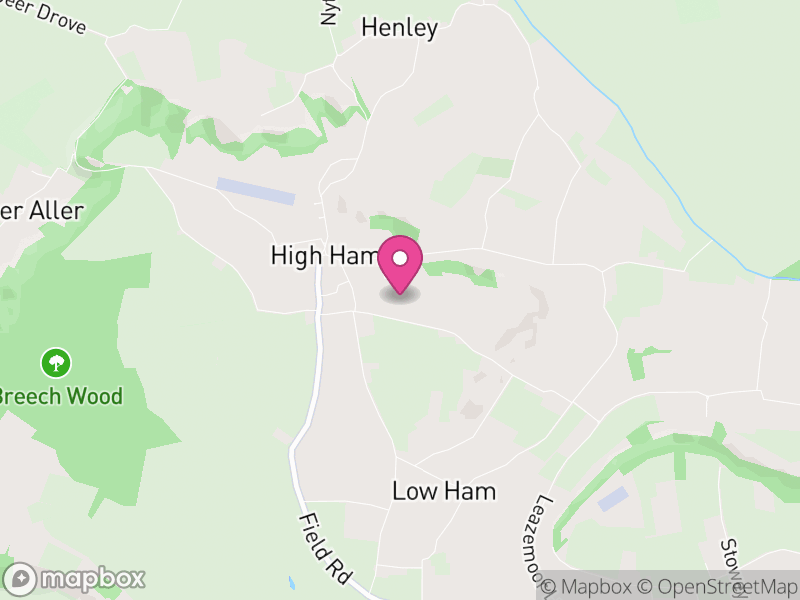 Map of High Ham, Somerset