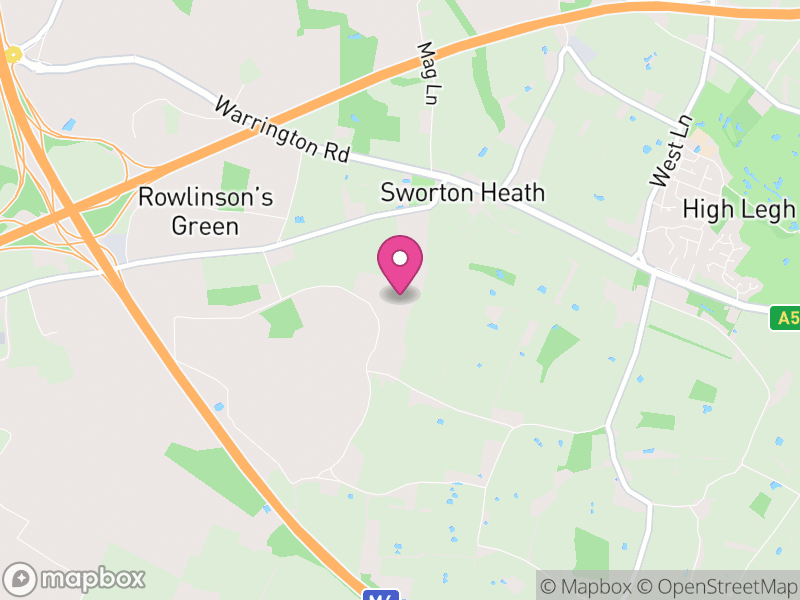 Map of High Legh, Cheshire East