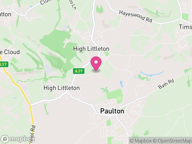 Map of High Littleton, Bath and North East Somerset