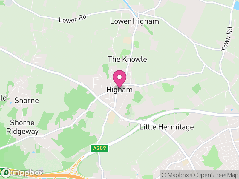 Map of Higham, Gravesham