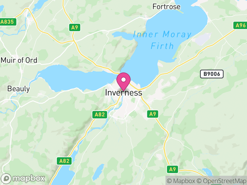 Map of Highland, Scotland