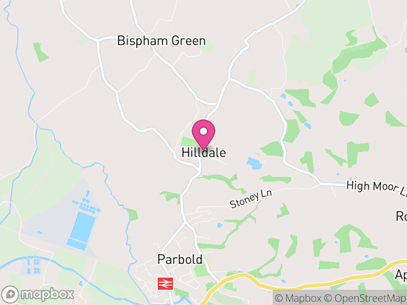 Map of Hilldale, West Lancashire